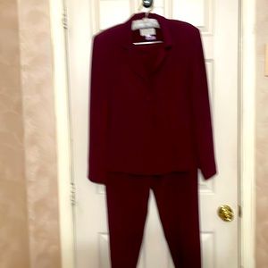 Silk pants suit